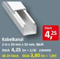 Bauhaus Kabelkanal Angebot