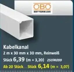 Bauhaus Kabelkanal OBO BETTERMANN Angebot