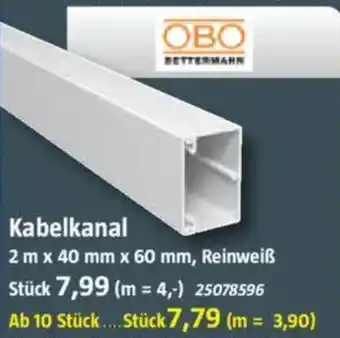 Bauhaus OBO BETTERMAHN Kabelkanal Angebot