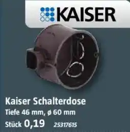 Bauhaus KAISER Kaiser Schalterdose Angebot