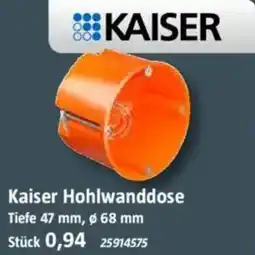 Bauhaus Kaiser Hohlwanddose Angebot