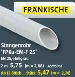 Bauhaus Stangenrohr 'FPKU-EM-F 25' Angebot