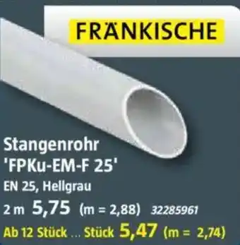 Bauhaus Stangenrohr 'FPKU-EM-F 25' Angebot