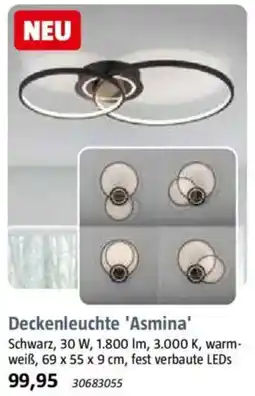 Bauhaus Deckenleuchte 'Asmina' Angebot