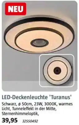 Bauhaus LED-Deckenleuchte 'Turanus' Angebot