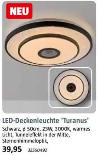Bauhaus LED-Deckenleuchte 'Turanus' Angebot