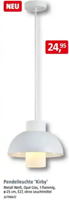 Bauhaus Pendelleuchte 'Kirby' Angebot