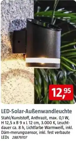 Bauhaus LED-Solar-Außenwandleuchte Angebot