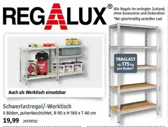 Bauhaus REGALUX Schwerlastregal/-Werktisch Angebot