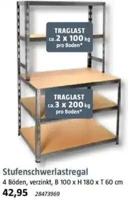 Bauhaus Stufenschwerlastregal Angebot