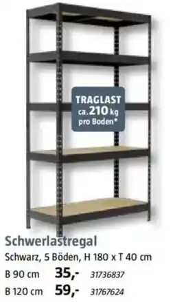 Bauhaus Schwerlastregal Angebot