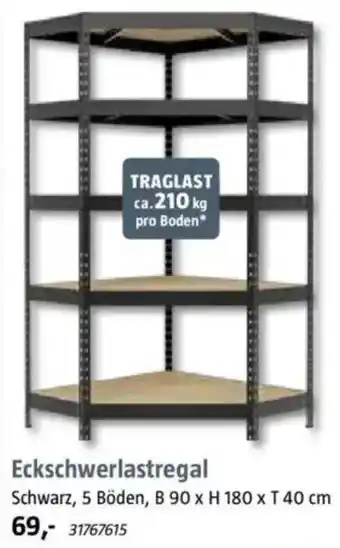 Bauhaus Eckschwerlastregal Angebot