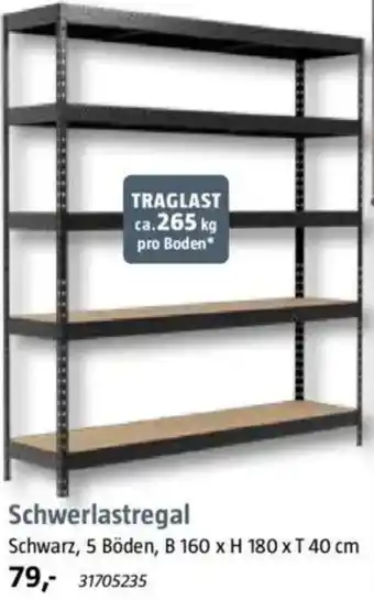 Bauhaus Schwerlastregal Angebot
