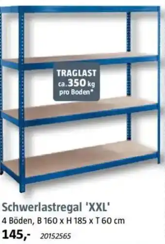 Bauhaus Schwerlastregal 'XXL' Angebot