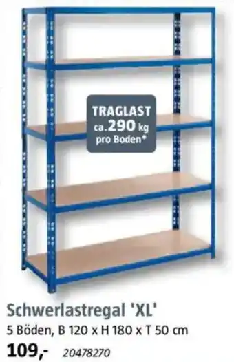 Bauhaus Schwerlastregal 'XL' Angebot