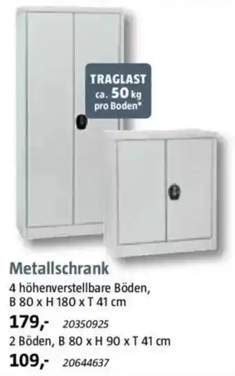 Bauhaus Metallschrank Angebot