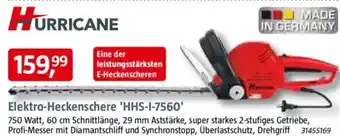 Bauhaus HURRICANE Elektro-Heckenschere 'HHS-I-7560' Angebot