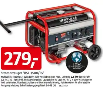 Bauhaus HERKULES Stromerzeuger 'HSE 3500/E5' Angebot