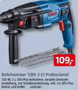 Bauhaus BOSCH Bohrhammer 'GBH 2-21 Professional' Angebot