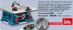 Bauhaus Tischkreissäge 'GTS 635-216 Professional' Angebot