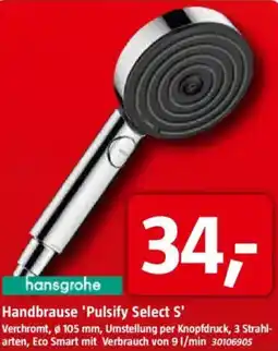 Bauhaus hansgrohe Handbrause 'Pulsify Select S' Angebot