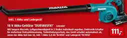 Bauhaus 18 V Akku-Gebläse 'DUB186SFX1' Makita Angebot