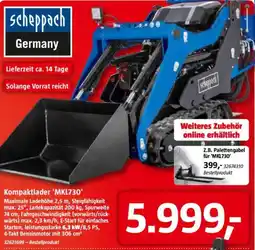 Bauhaus scheppach Kompaktlader 'MKL730' Angebot