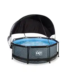 Netto Marken-Discount EXIT Frame Pool ø244x76cm mit Filterpumpe und Sonnensegel, versch. Ausführungen Angebot
