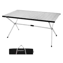 Netto Marken-Discount KINGCAMP Campingtisch Camping Rolltisch Klapptisch Garten Falttisch Alu 146x80cm Angebot