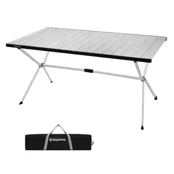 Netto Marken-Discount KINGCAMP Campingtisch Camping Rolltisch Klapptisch Garten Falttisch Alu 146x80cm Angebot