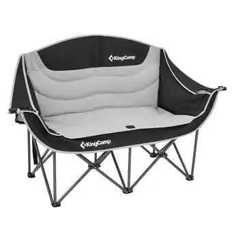 Netto Marken-Discount KINGCAMP Campingstuhl Sofa Duo Deluxe Doppel Lounge 2 Personen Klapp Stuhl 200kg Angebot