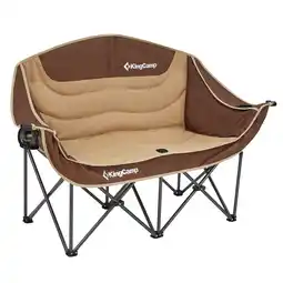 Netto Marken-Discount KINGCAMP Camping Sofa Duo Deluxe Doppel Lounge 2Personen Klapp Stuhl Couch 200kg Angebot