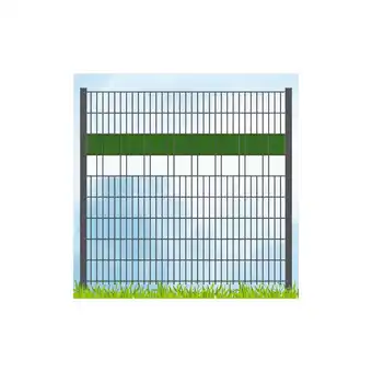 Netto Marken-Discount zaun zu Sichtschutz Vereinsfarben Grün/Weiß Volle Streifenbreite Gelocht Angebot