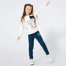 NKD Kinder-Mädchen-Sweatleggings mit Stickerei Angebot