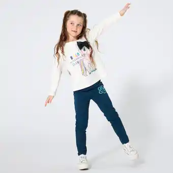 NKD Kinder-Mädchen-Sweatleggings mit Stickerei Angebot