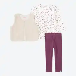 NKD Baby-Mädchen-Set mit Plüschweste, 3-teilig Angebot