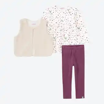 NKD Baby-Mädchen-Set mit Plüschweste, 3-teilig Angebot