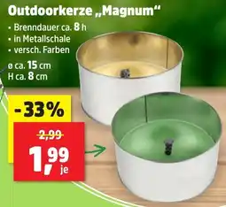 Thomas Philipps Outdoorkerze ,,Magnum" Angebot