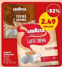 PENNY LAVAZZA Kaffeepads Angebot