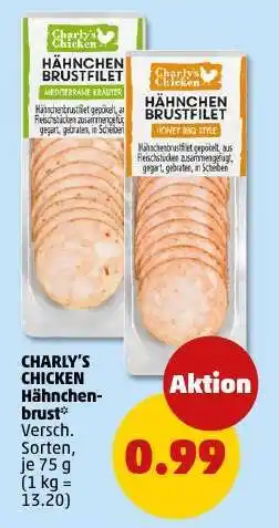 PENNY CHARLY'S CHICKEN Hähnchenbrust Angebot
