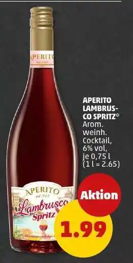 PENNY Aperito Lambrusco Spritz Angebot