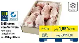 METRO Grillhaxen vom Schwein Angebot