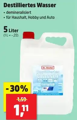 Thomas Philipps Dr. Starke Destilliertes Wasser Angebot