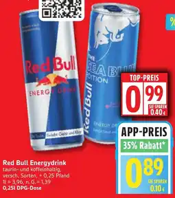 Edeka Red Bull Energydrink Angebot