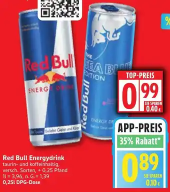 Edeka Red Bull Energydrink Angebot