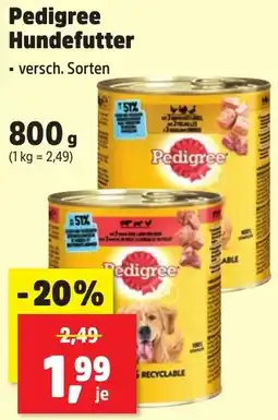 Thomas Philipps Pedigree Hundefutter Angebot