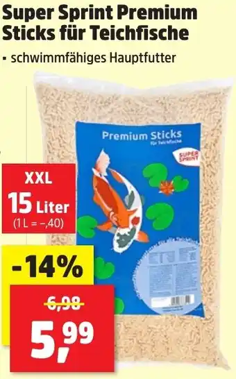 Thomas Philipps Super Sprint Premium Sticks für Teichfische Angebot