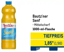 METRO Bautz'ner Senf Angebot