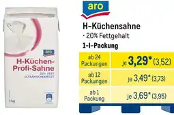 METRO aro H-Küchensahne Angebot