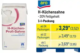 METRO aro H-Küchensahne Angebot